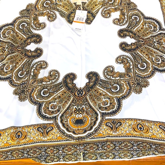 NWT Michael Kors Sheer Summer Shawl Top Size S/M - Picture 6 of 17